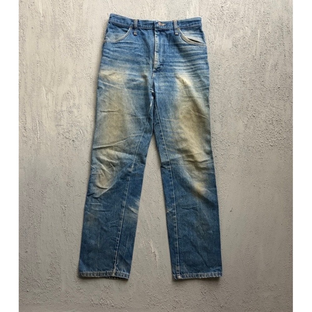 Vintage Rustler Jeans 30x30 Blue 1980s Straight Leg Workwear USA